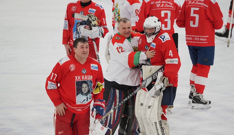 В честь 90-летия Юрия Гагарина в Калуге прошёл хоккейный матч
