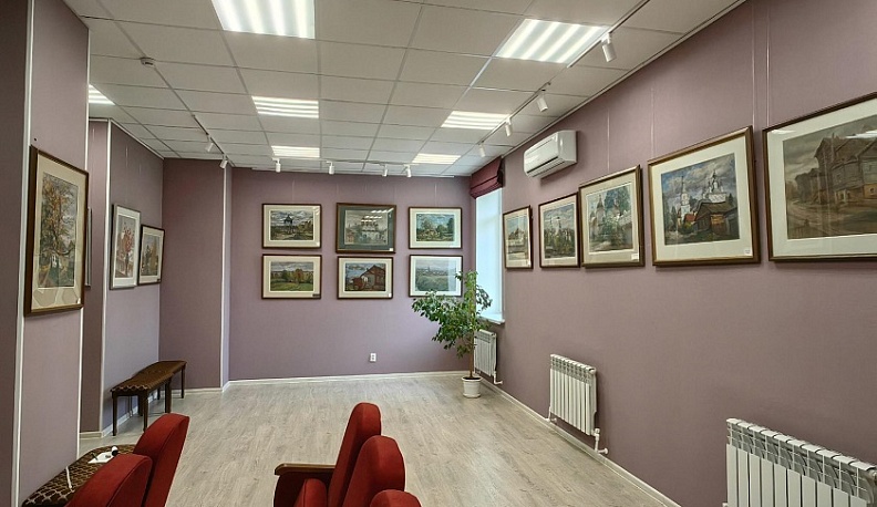 В Кондрово благодаря нацпроекту открылась выставка калужского художника