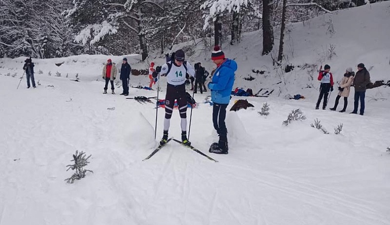 В Людинове проходят соревнования среди лыжелучников
