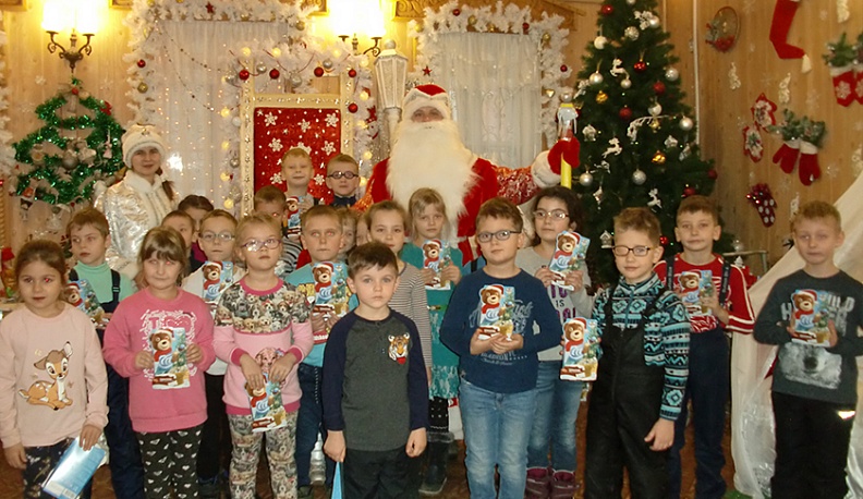 С юными калужанами поделились новогодним настроением