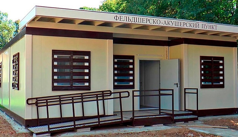 В Тарусском районе возводится новый ФАП