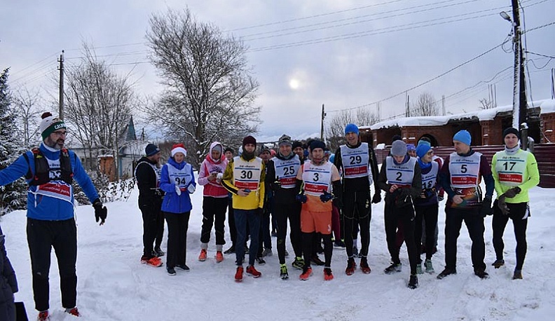 В Жуковском районе в третий раз прошел забег на Рождество