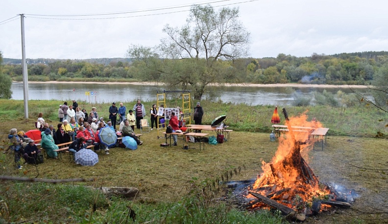 В Тарусе зажгли Цветаевский костёр