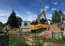 В деревне Лужное для школы возводят новую котельную