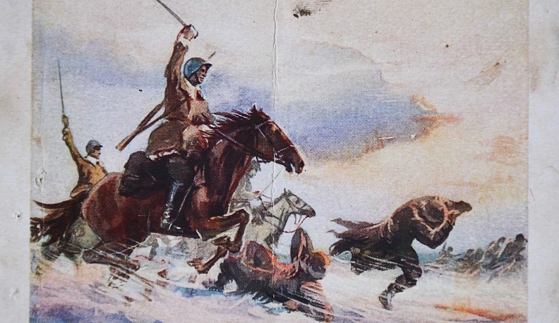 В Мосальске открыли выставку открыток, посвященную военной тематике