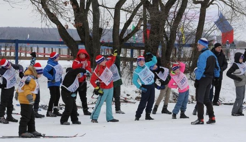4500 калужан приняли участие в лыжной гонке