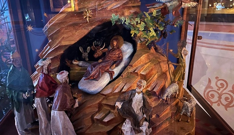 В Тарусе на Рождество показали вертепное представление
