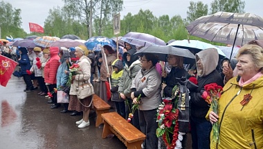 В День Победы в Кондрове состоялся памятный митинг