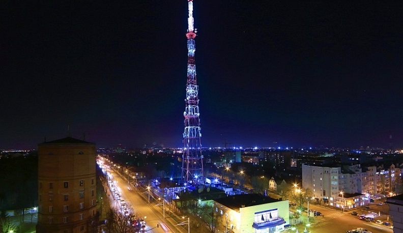 В Калуге телебашня загорится художественной подсветкой ко Дню города