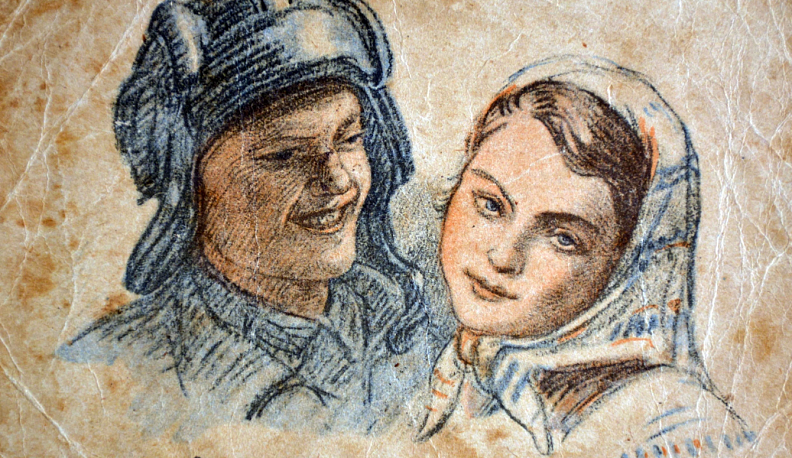 В Мосальске открыли выставку открыток, посвященную военной тематике