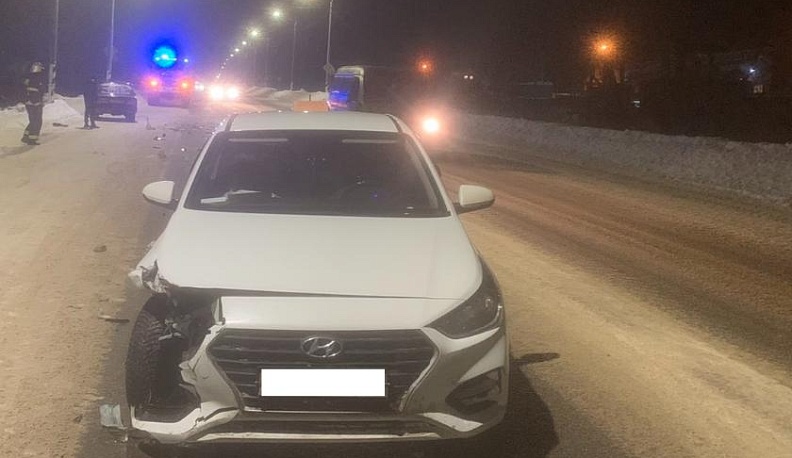 В Малоярославецком районе столкнулись Ваз и Хендай