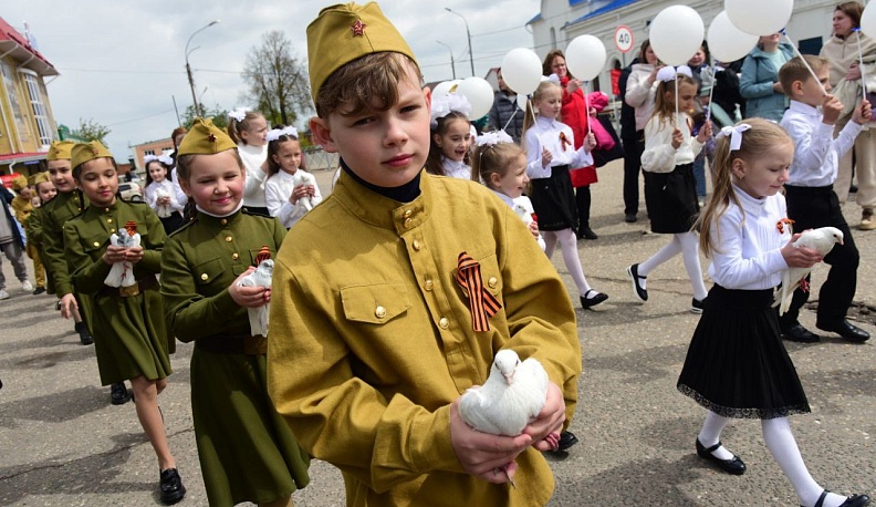 День Победы  в Малоярославце отметили вальсом Победы