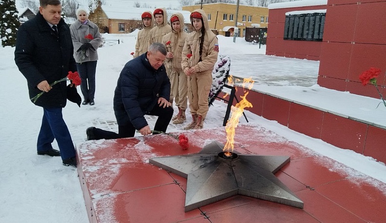 В Мосальске отметили 84-ю годовщину со Дня освобождения города от фашистских захватчиков