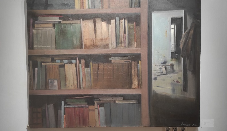 В Калуге проходит выставка московского художника об одиночестве, разлуках и немного о красном вине