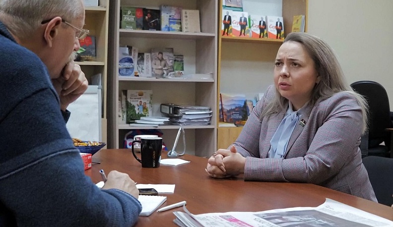 Надежда Ефремова вернулась в Калугу из гуманитарной миссии на Донбассе