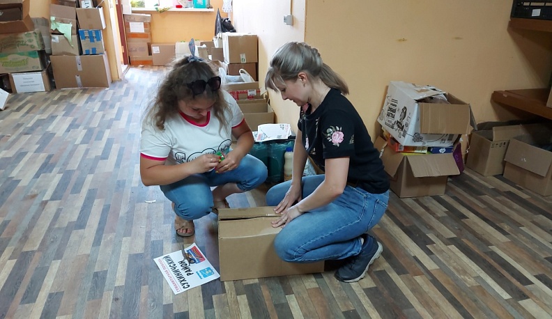 Сухиничский волонтёрский штаб «Мы вместе» участвует в конкурсе