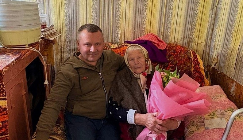 Труженица тыла в Ферзиковском районе отметила 95-летие