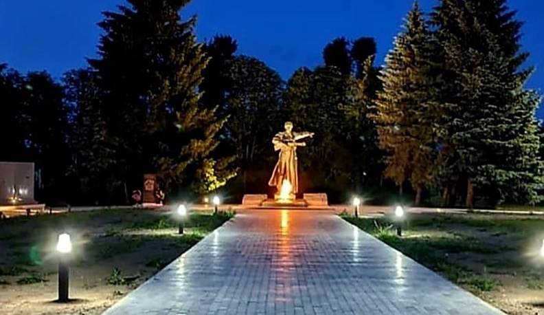 В Жиздре завершен второй этап ремонта мемориального комплекса «Огонь славы».