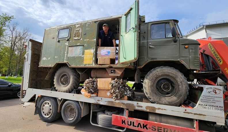 Из Ферзикова на фронт отправилась очередная партия гуманитарной помощи