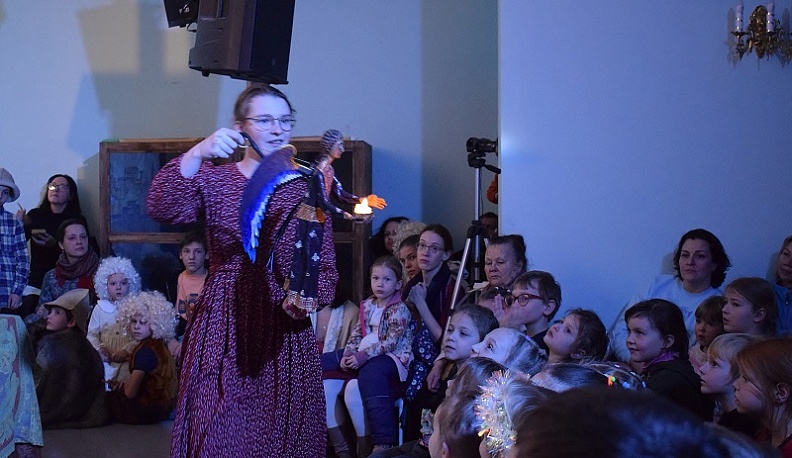 В Тарусе на Рождество показали вертепное представление