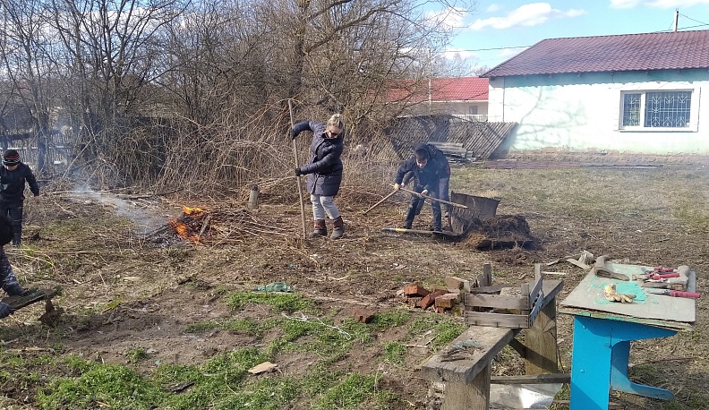 Дружно взялись за работу!