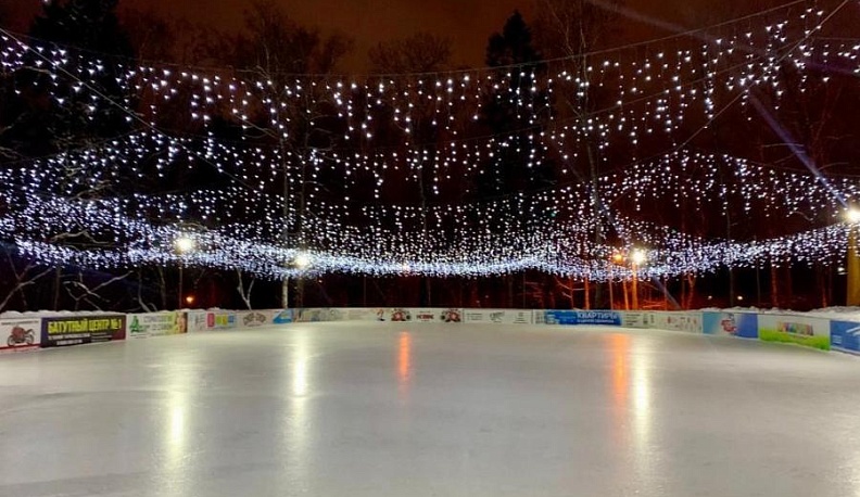 В Обнинске открылся главный каток в городском парке