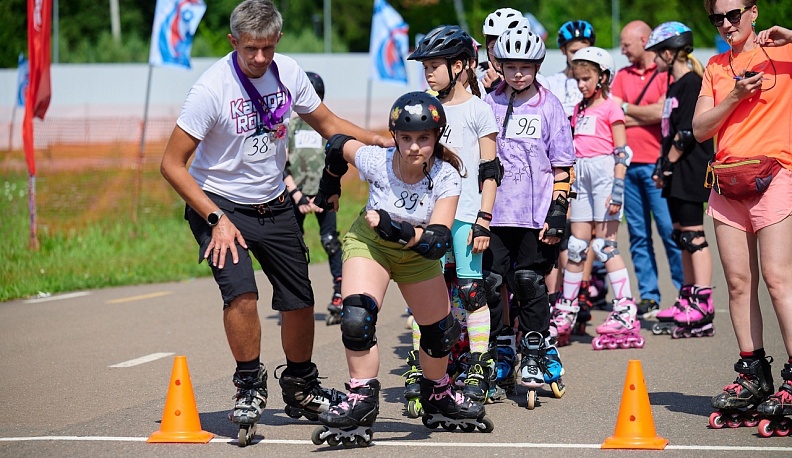 В Обнинске прошел детский роллер-кросс