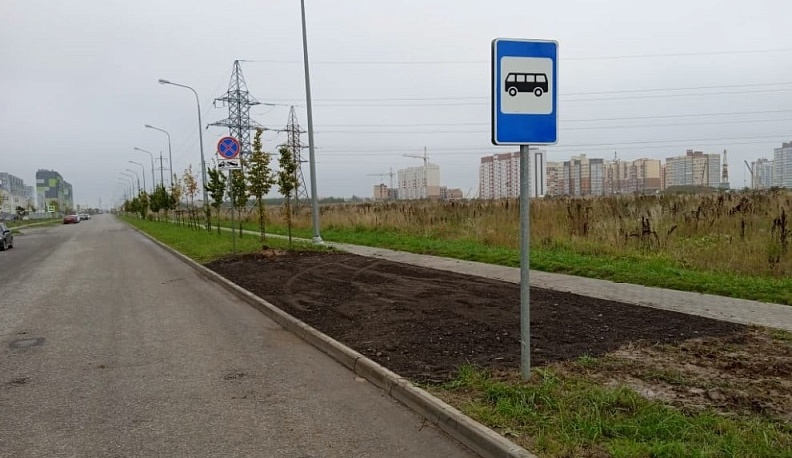 В Калуге на правом берегу появилась новая остановка