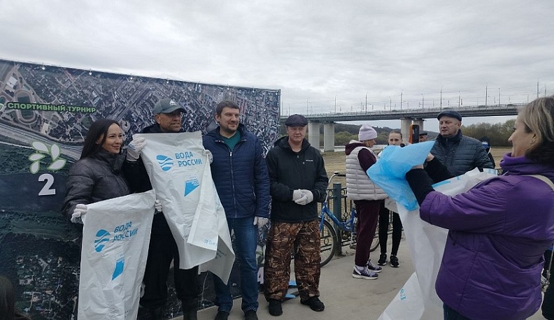 Калужане привели в порядок берег Оки