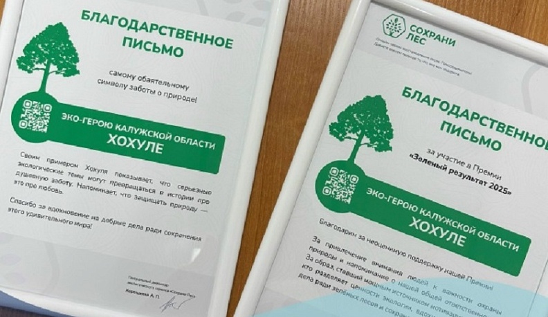 Калужского эко-героя «Хохулю» отметили на всероссийской премии