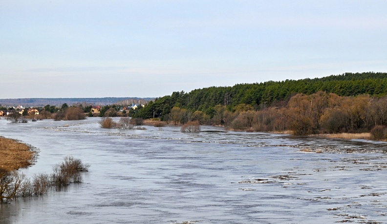 В Калужской области начала спадать вода на трёх основных реках