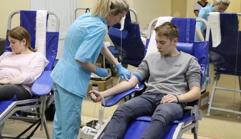 Калужская молодежь приняла участие в донорской акции