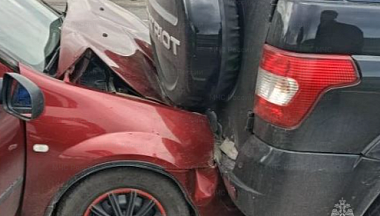 В Перемышльском округе столкнулись пять автомобилей