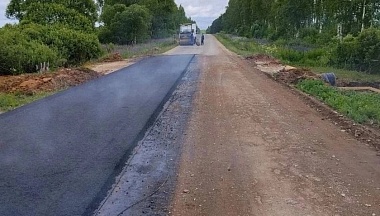 В Куйбышевском районе по нацпроекту обновляют восьмикилометровый участок дороги