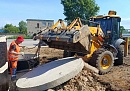 В Калуге на улице Грабцевское шоссе продолжается модернизация  водопроводных сетей