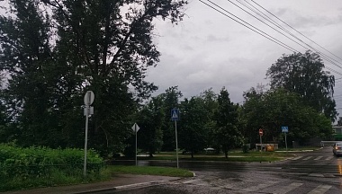 В Калуге продолжают идти дожди