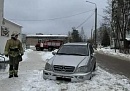 Mercedes-Benz сбил пешехода в Сосенском