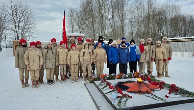 В Сухиничах отметили годовщину освобождения города