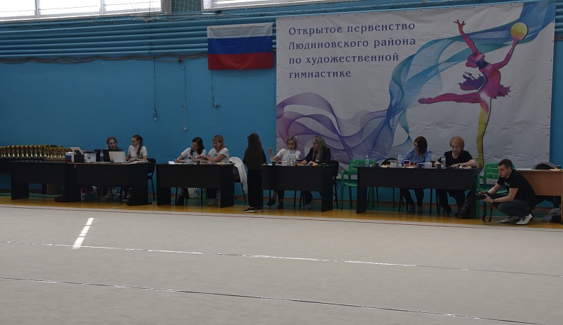 В Людинове прошло открытое Первенство района по художественной гимнастике 