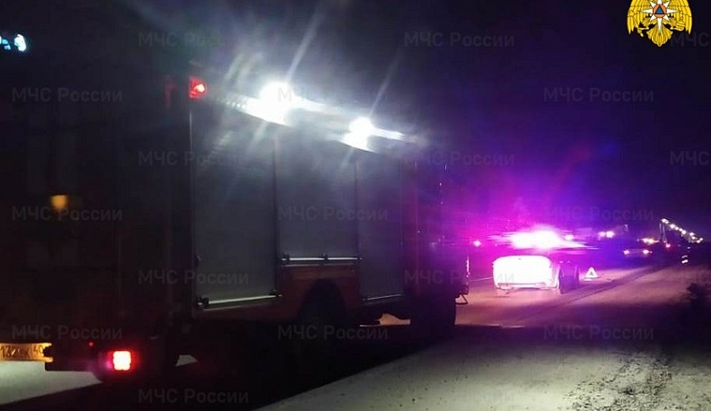 В пятницу ночью в Боровском районе иномарка сбила пешехода