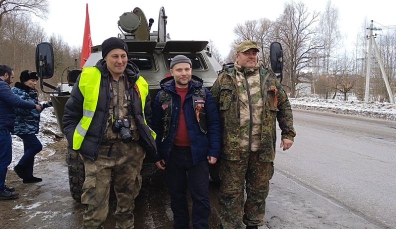 В День защитника Отечества в Калуге прошел памятный автопробег