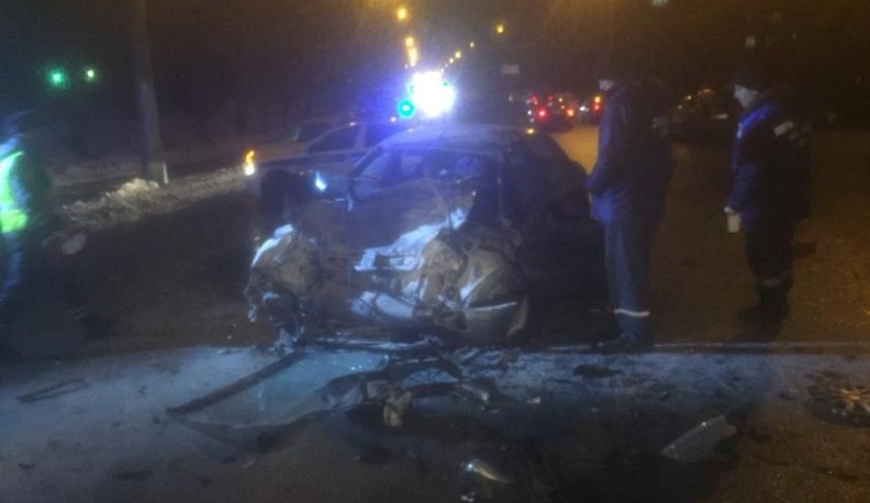 В Калуге на Грабцевском шоссе произошла авария с пострадавшим