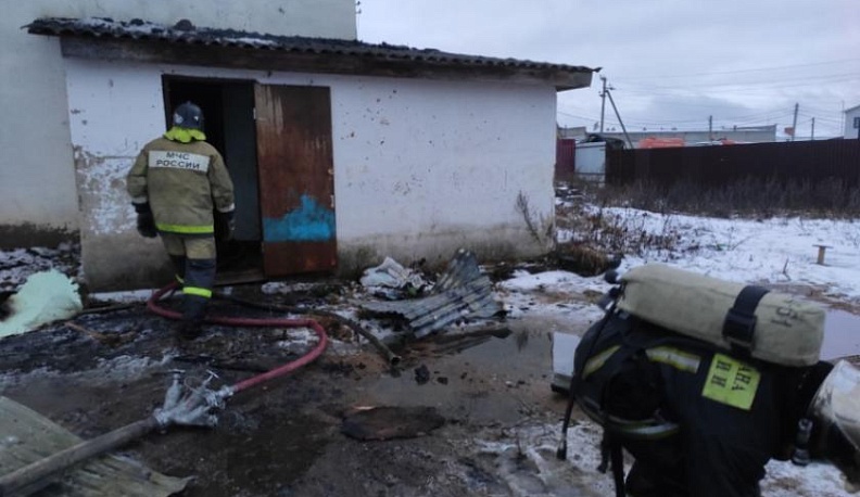 В Боровском районе в сгоревшем доме найден труп мужчины