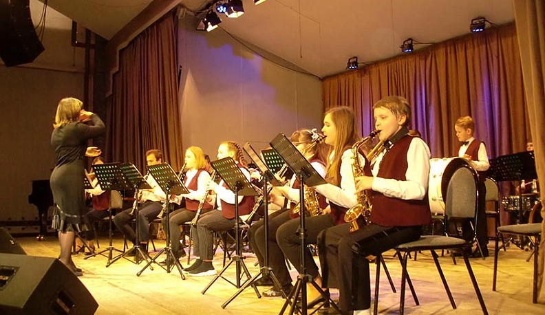 В Калужском Доме музыки встретились два духовых оркестра