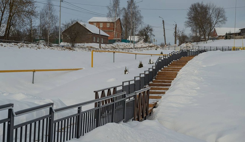Губернатор посетил новое общественное пространство в Сухиничском округе 