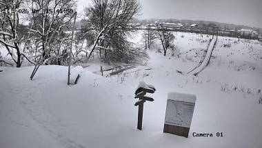 В Тарусе обрушился пешеходный подвесной мост