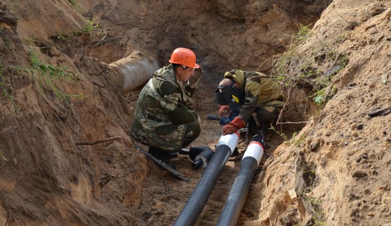 В Корекозеве капитально ремонтируют теплотрассу  
