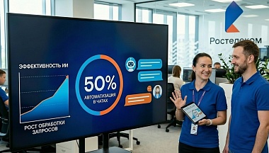 «Ростелеком» достиг 50% автоматизации клиентской поддержки в чатах с помощью ИИ 