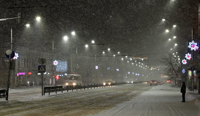 В Калужской области прогнозируется сильный снегопад и гололед 