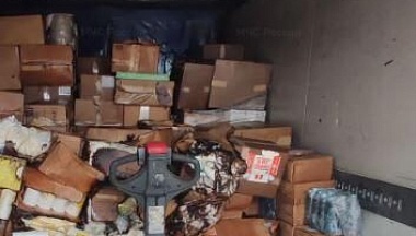 В Обнинске загорелась складская техника для подъёма паллет